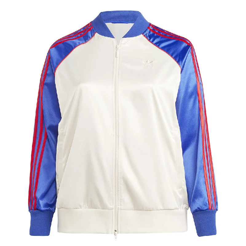 breathable women's tops for summeradidas - Women's Satin SST Track Jacket (Plus Size) (IC5212)