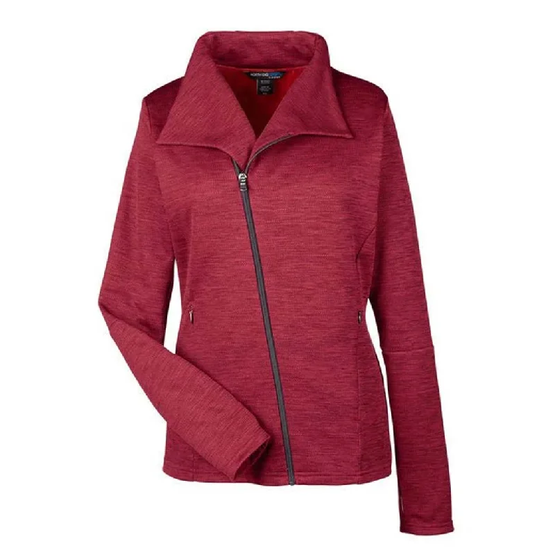 women's tops with sleeveless designsNorth End - Women's Melange Fleece Jacket (NE704W 665)