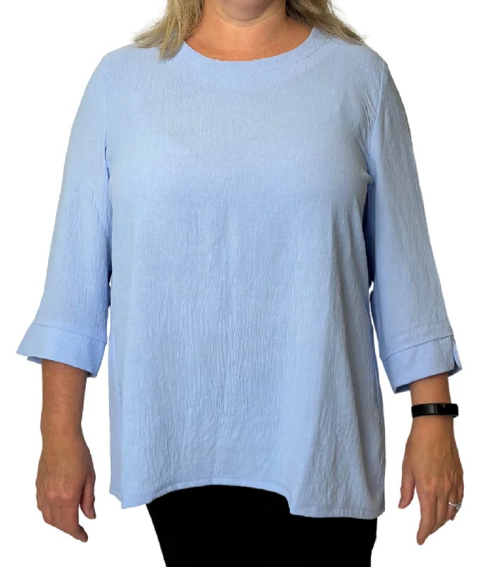 women's tops for wedding guest attireMarianne Adaptive Top - Light Blue