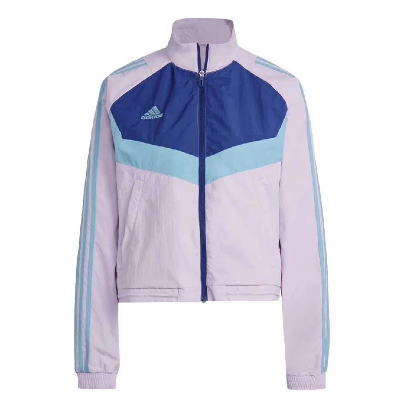 women's tops for those who want to stay cool and chic during warmer weatheradidas - Women's Tiro Woven Jacket (HZ7294)