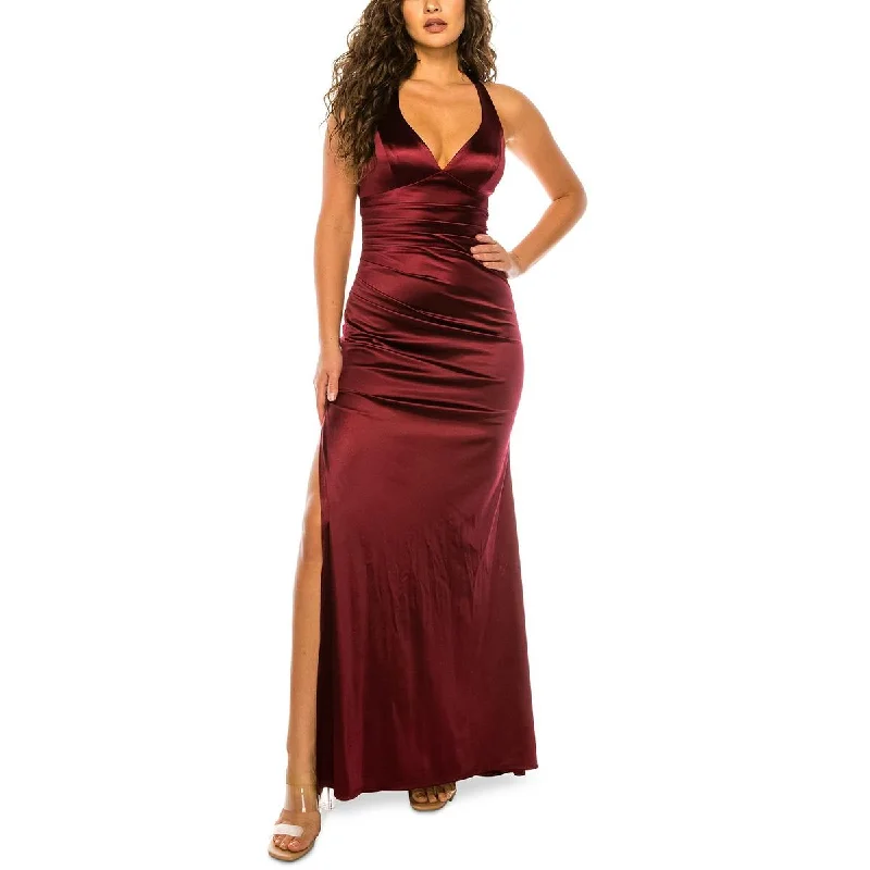 Velvet DressBee Darlin Womens Juniors Satin Strappy Evening Dress