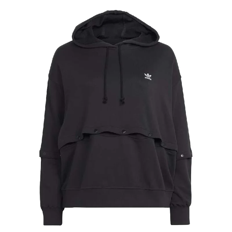 women's tops for those who want to wear pieces that are both comfortable and stylishadidas - Women's Original Snap-Button Hoodie (Plus Size) (HF2070)