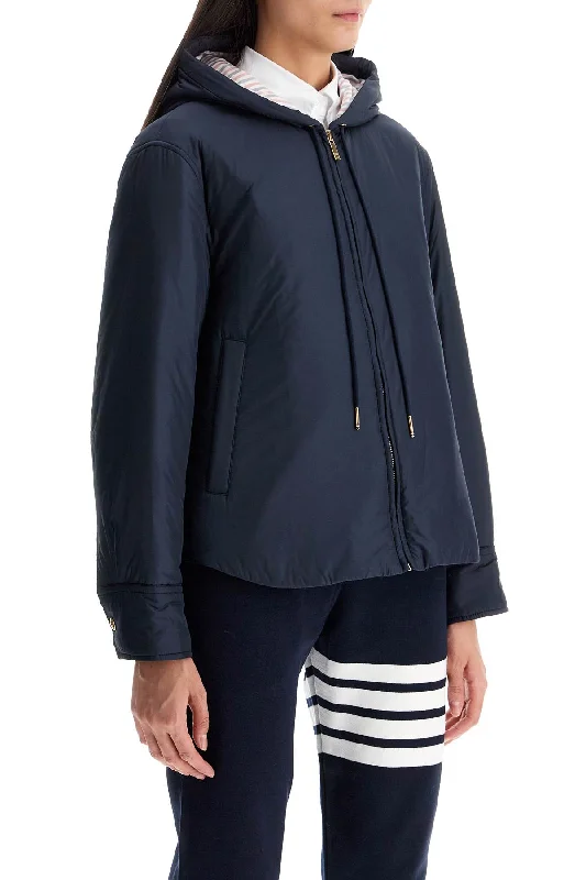 women's coats made in ethical factoriesThom Browne Padded Jacket With Hood