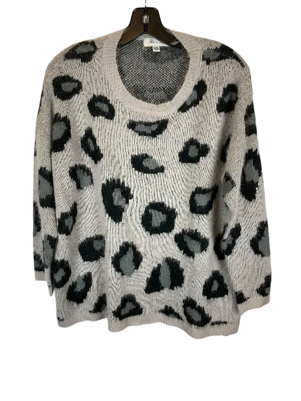 women's tops for fashion-forward individualsTop Long Sleeve By She + Sky In Animal Print, Size: L