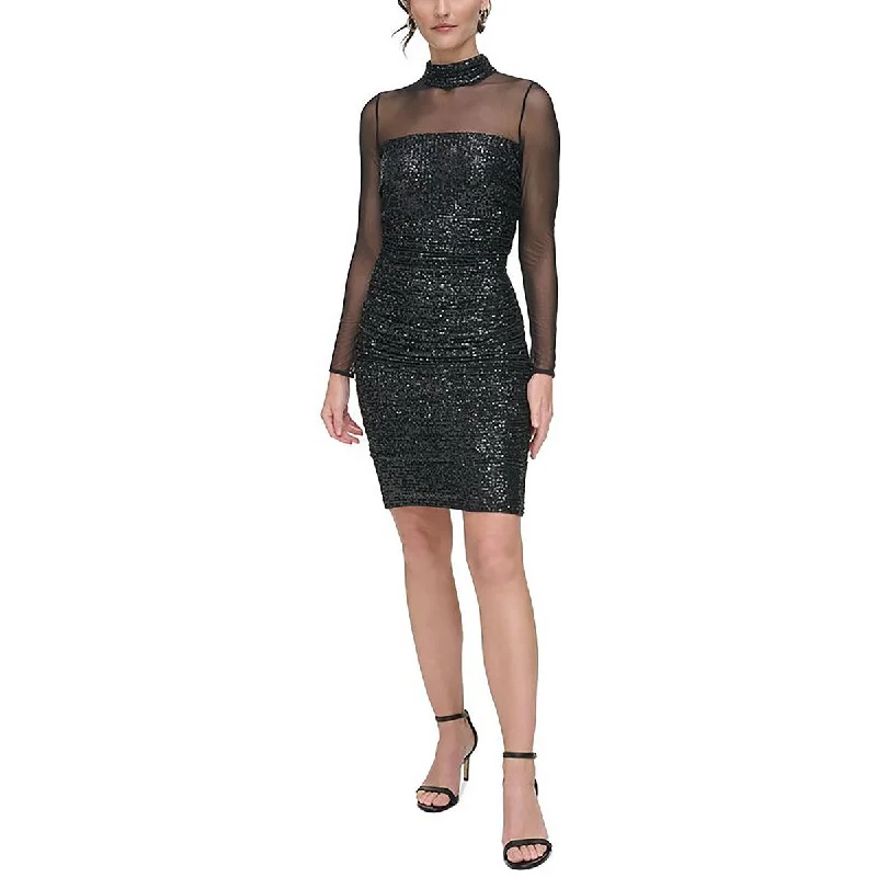 Peter Pan Collar DressEliza J Womens Sequined Knee Length Bodycon Dress