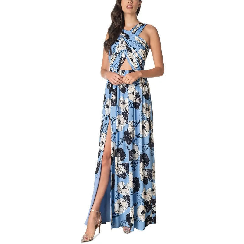 women's stretch dressesDress The Population Womens Georgette Floral Evening Dress