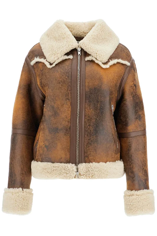 women's coats for cocktail partiesStand Studio Women's Lessie Faux Shearling Jacket