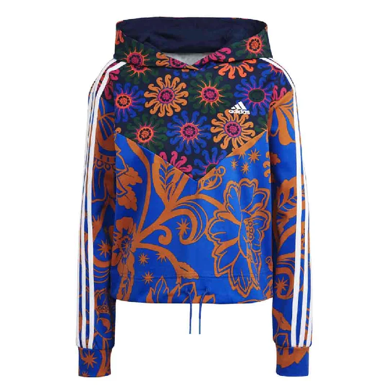 women's tops with unique designsadidas - Women's adidas x Farm Rio Hoodie (IM2380)