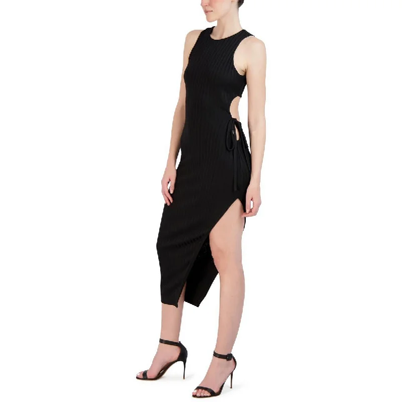 women's ball gown dressesBCBGMAXAZRIA Womens Asymmetric Cut-Out Bodycon Dress