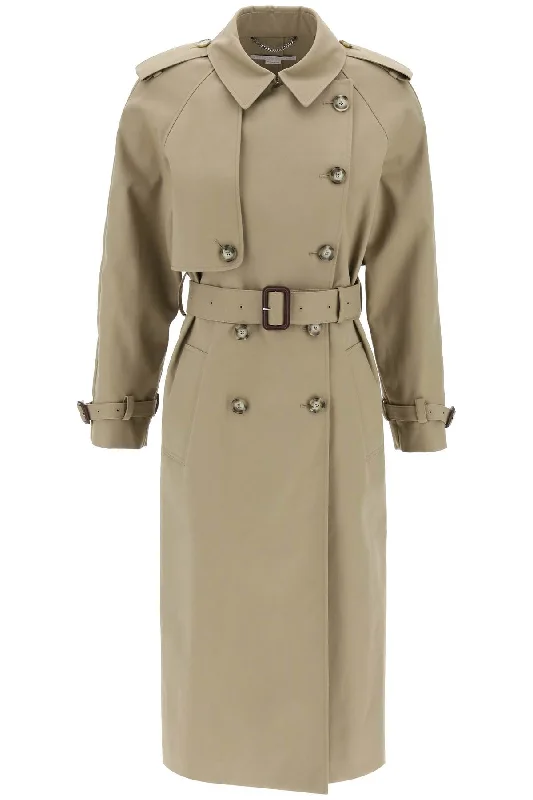 women's coats that offer both functionality and fashion-forward flairStella Mccartney Women's Sustainable Cotton Double-Breasted Trench