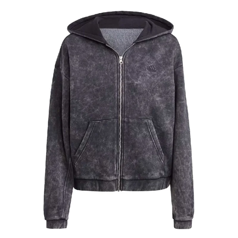 women's tops for glamorous eveningsadidas - Women's All SZN Fleece Full Zip Hooded Track Top (HZ5745)