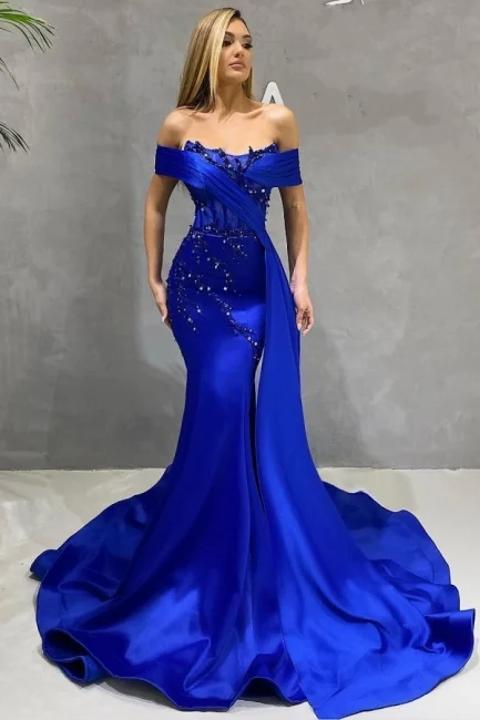 women's made-to-order dressesRoyal Blue Long Prom Dresses evening Dresses  gh2363