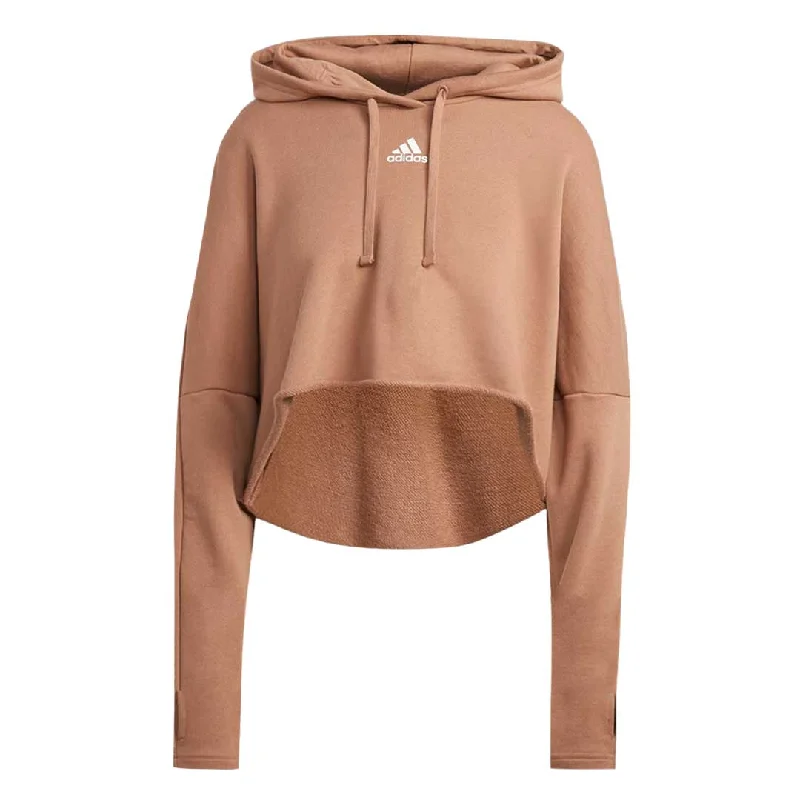 women's tops with asymmetrical designsadidas - Women's Collective Power Cropped Hoodie (IB8786)