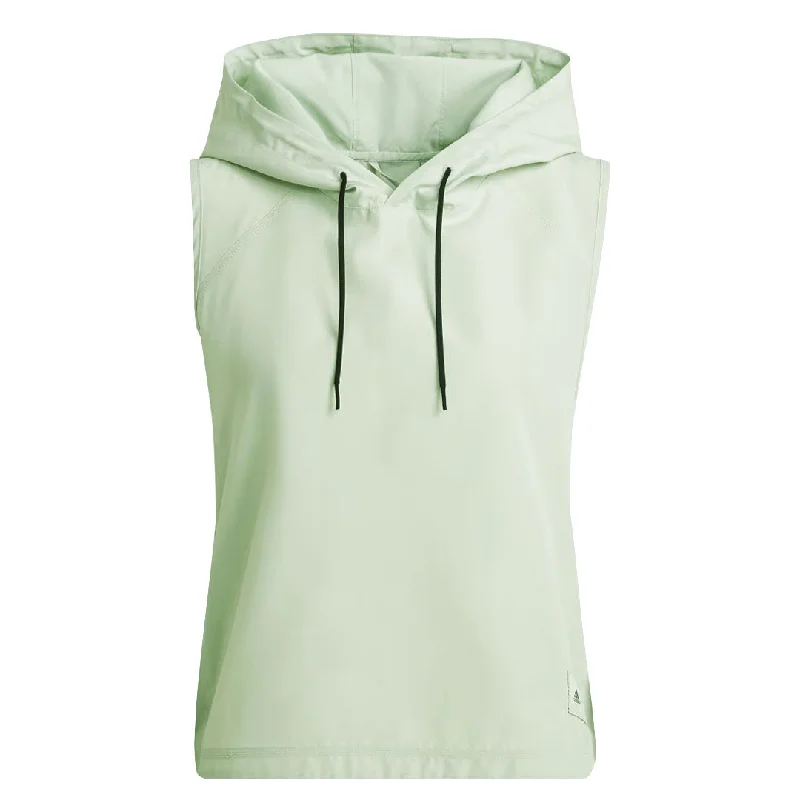 long-sleeved women's topsadidas - Women's Parley Run For The Oceans Hooded Vest (HT3405)