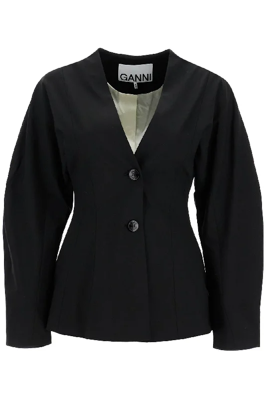 women's coats for those who appreciate timeless fashionGanni Women's weight Waisted Jacket