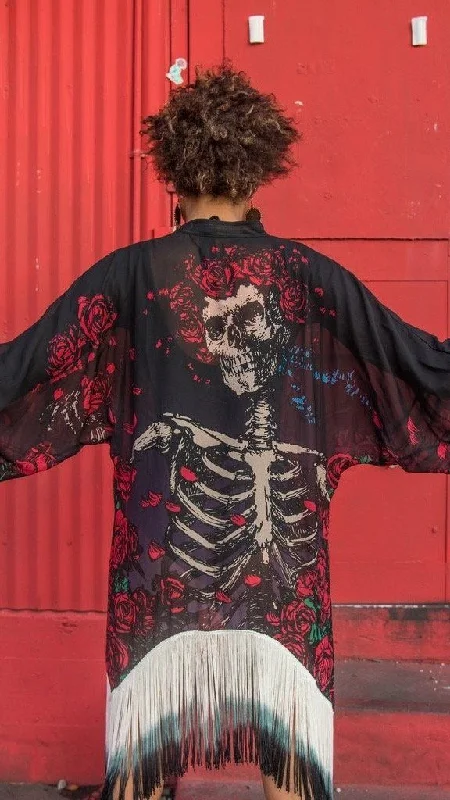 parkas for womenGrateful Dead Kimono - Bertha