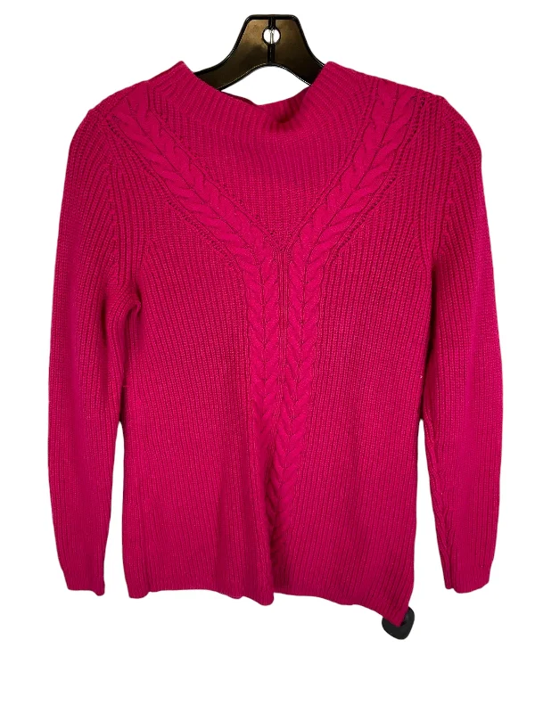 striped women's topsTop Long Sleeve By Talbots In Pink, Size: Sp