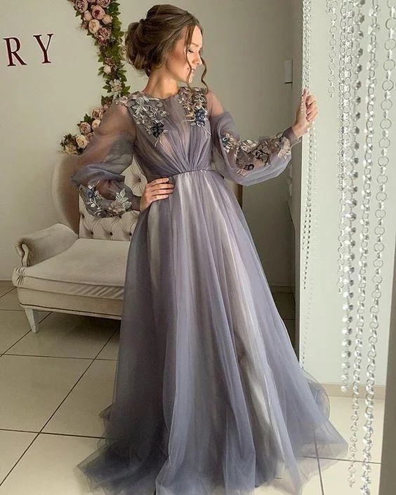 women's long-sleeved dressesLong Sleeve Prom Dresses, Long Prom Dress, Evening Dress,Prom Dresses,Prom Dress  gh2110