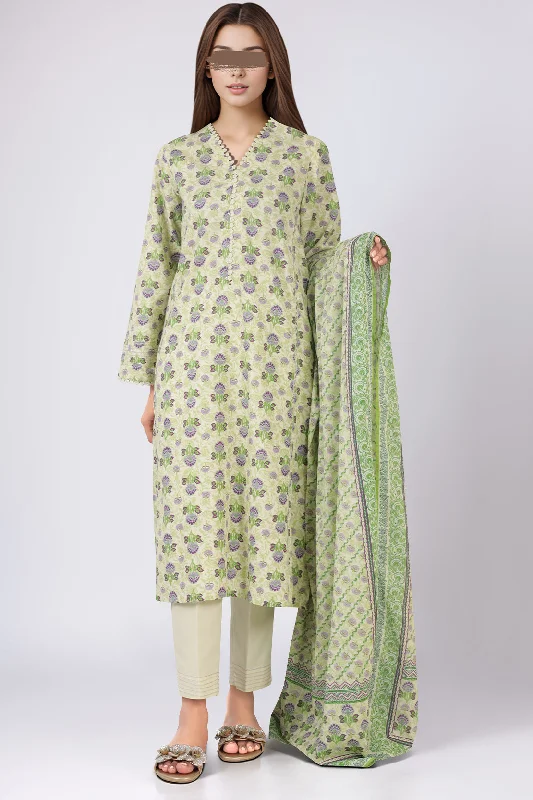 Printed Lawn Stitched 3 Piece