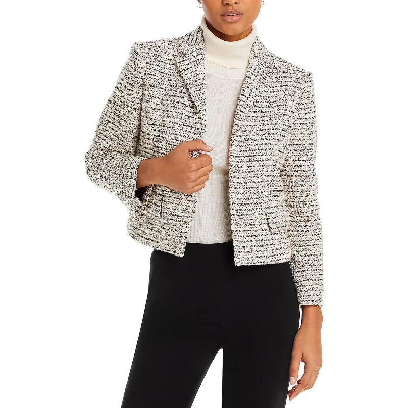 Womens Cropped Office Suit Jacket