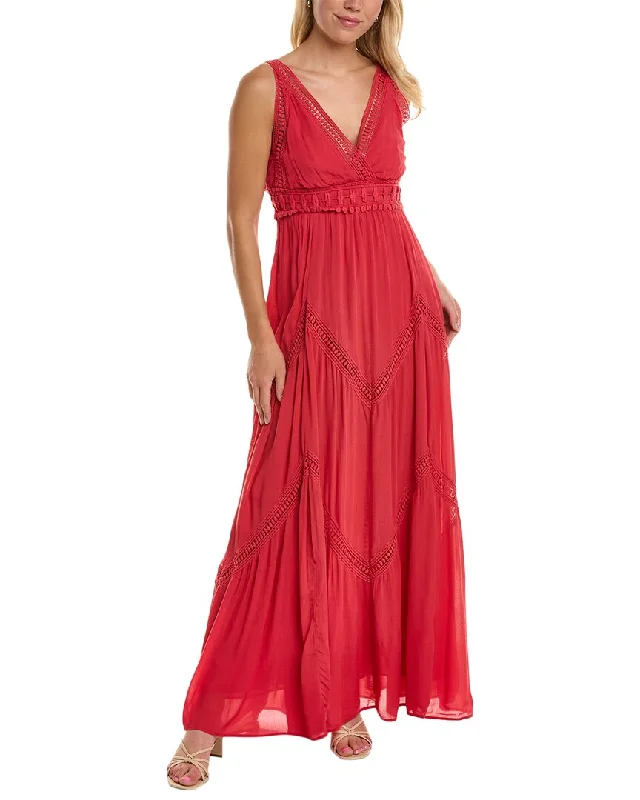 women's empire waist dressesMax Studio Gauze Maxi Dress