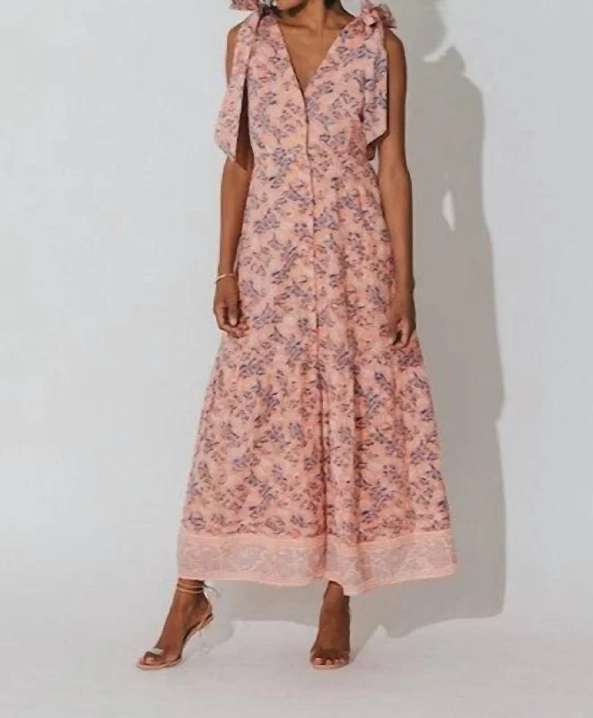 women's retro dressesAstrid Maxi Dress In Positano Floral