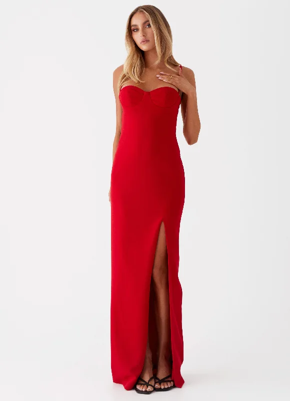 Tall Women DressStefanie Maxi Dress - Red