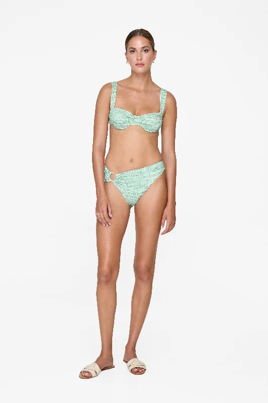 Mix-and-Match Bikini FemaleSpencer Top - Opal Tweed