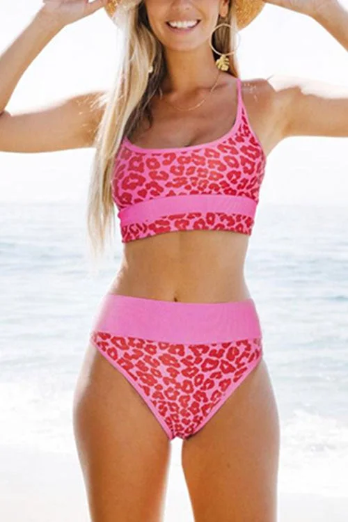 Triangle Bikini FemaleLeopard Bikini Swimsuit