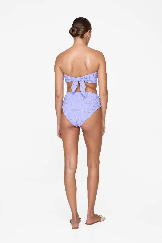 Colorful Female SwimwearInez Bottom - Lavender Croc