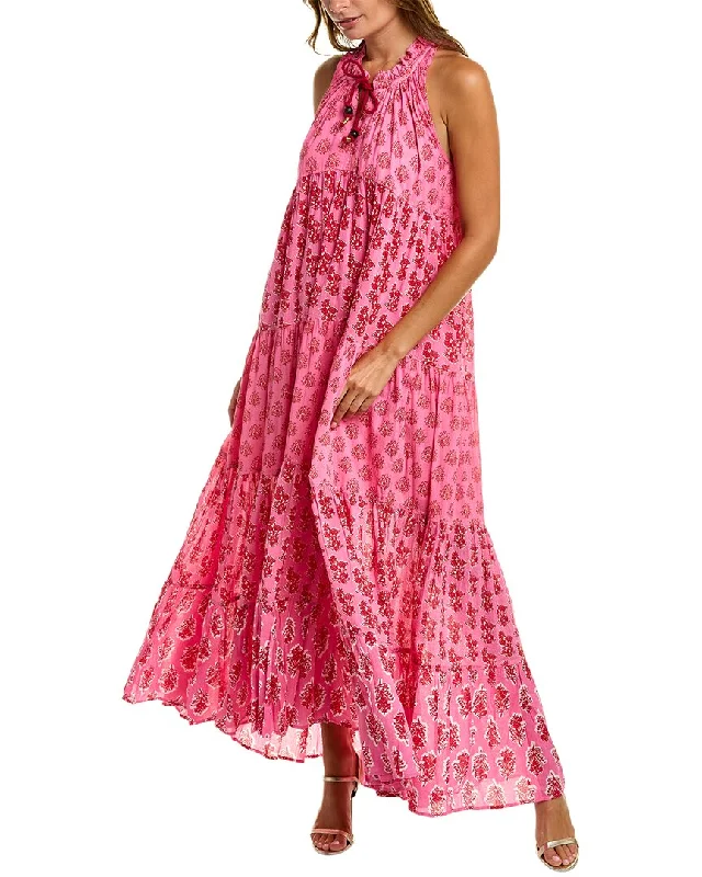 women's curve-hugging dressesRo’s Garden Sofia Maxi Dress