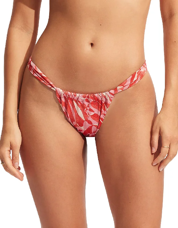 Flowy Skirt FemalePoolside Rio Bikini Pant - Pink Chintz