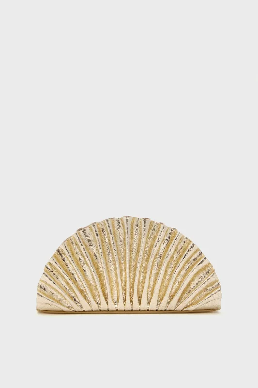 Zip-Up DressBright Brass Mini Nala Clutch