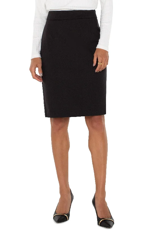 women's solid-color skirtsPETITE PENCIL SKIRT