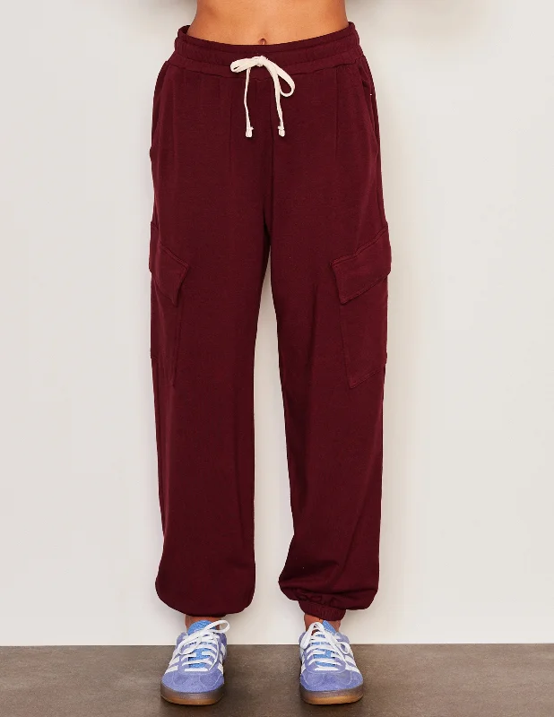 women's low-rise pantsSundry Lounge Cargo in Bordeaux