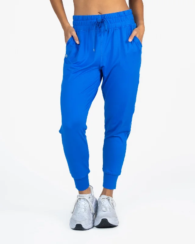 women's designer pantsWeekend Joggers - Cobalt