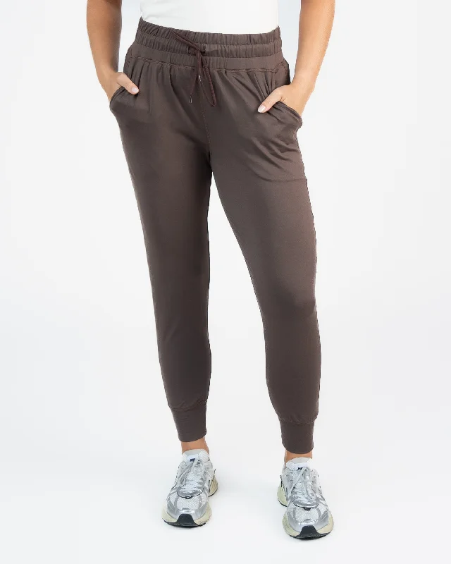 women's elegant pantsWeekend Joggers - Espresso