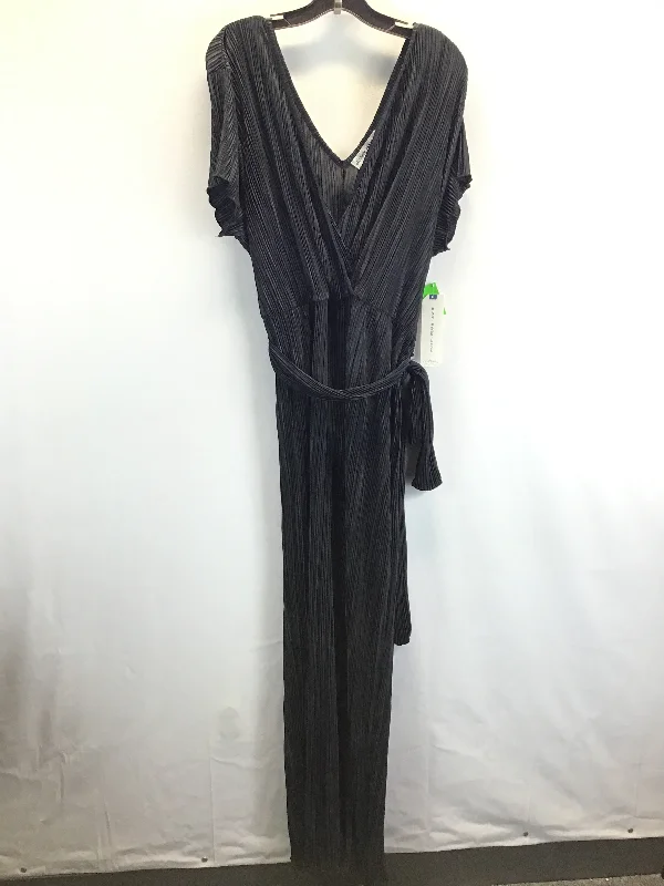 women's jumpsuits with rufflesBlack Jumpsuit Almost Famous, Size 3x