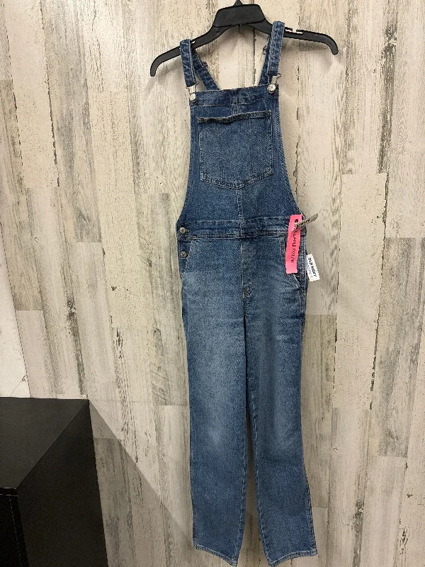 women's jumpsuits with spaghetti strapsBlue Denim Jumpsuit Old Navy, Size 0