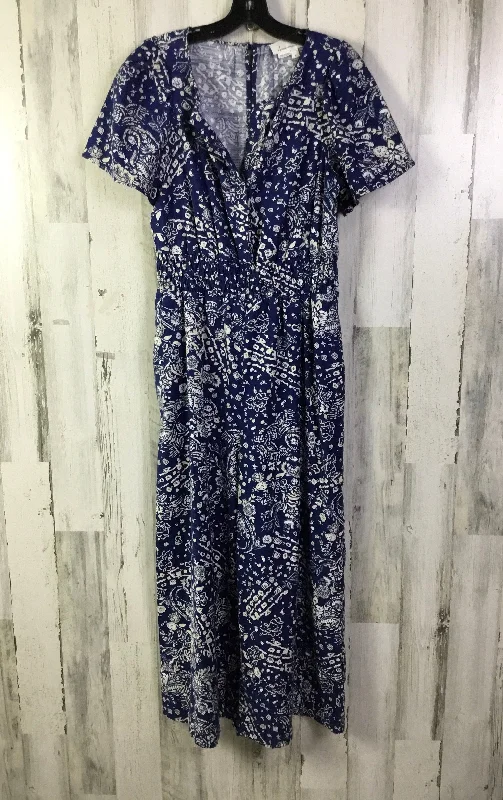 women's jumpsuits made of velvetJumpsuit By Anthropologie In Blue, Size: S