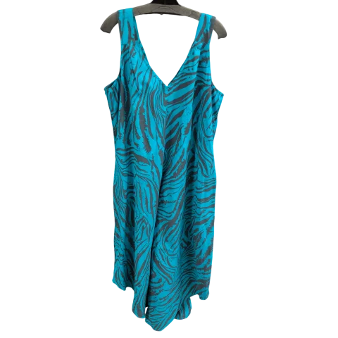 women's jumpsuits with checkered designsJumpsuit By Ashley Stewart In Teal, Size: 2x