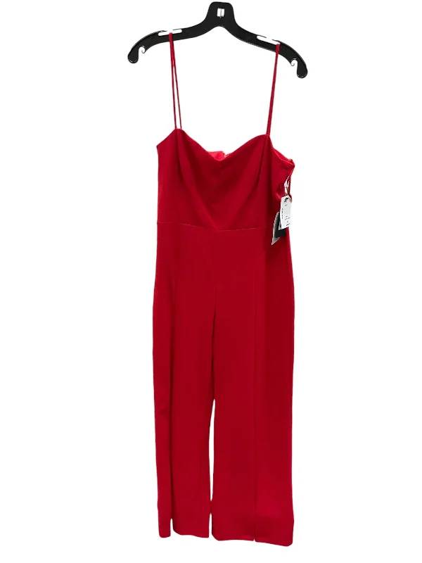 women's jumpsuits with long sleevesJumpsuit By Bebe In Red, Size: L