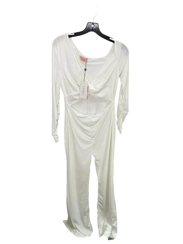 women's jumpsuits for travelJumpsuit By Cmc In White, Size: L