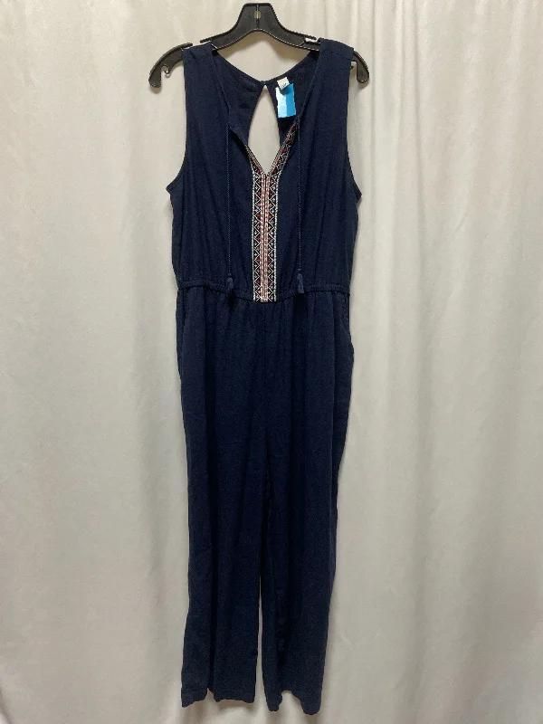 women's formal jumpsuitsJumpsuit By Old Navy In Blue, Size: L