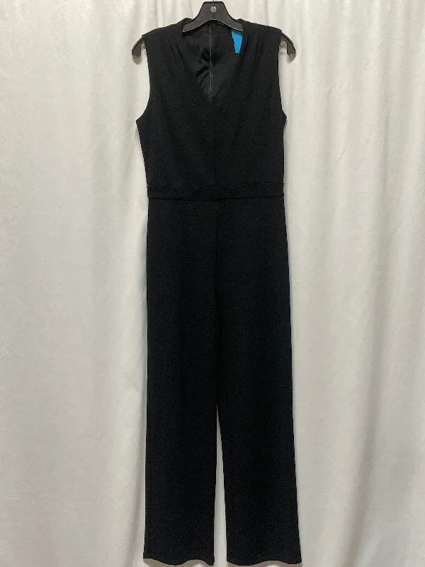 women's jumpsuits for moisture-wicking materialsJumpsuit By Tahari By Arthur Levine In Black, Size: M