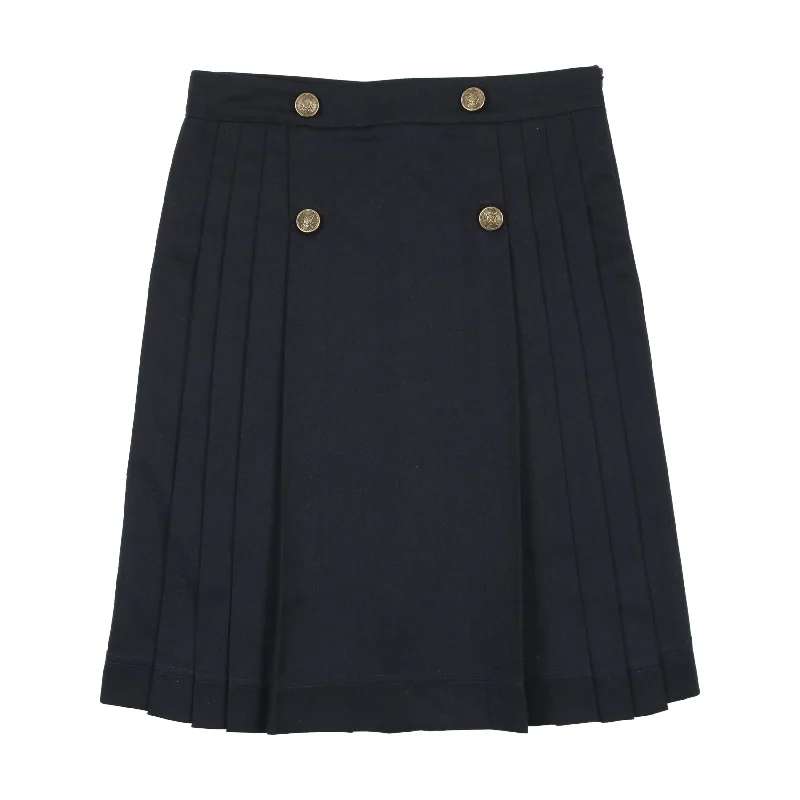 women's cocktail skirtsAnalogie Pleated Skirt - Navy