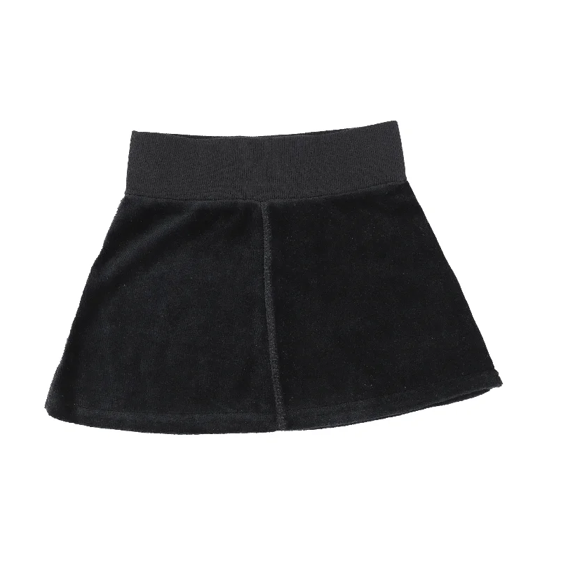 women's cocktail skirtsAnalogie Velour Skirt - Black