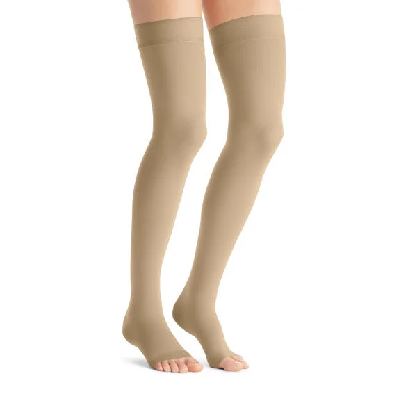 JOBST® Opaque Women's Thigh High 15-20 mmHg, Open Toe