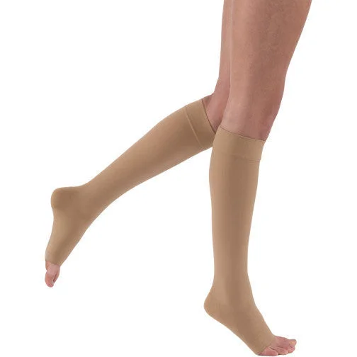 JOBST® Relief Knee High 20-30 mmHg w/ Silicone Top Band, Open Toe