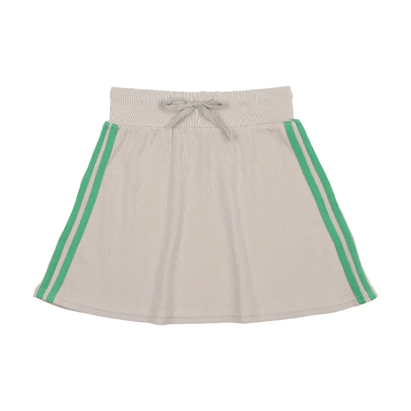 women's spring mini skirtsLil Legs Big Girls Coordinating Tennis Skirt - Green Accent